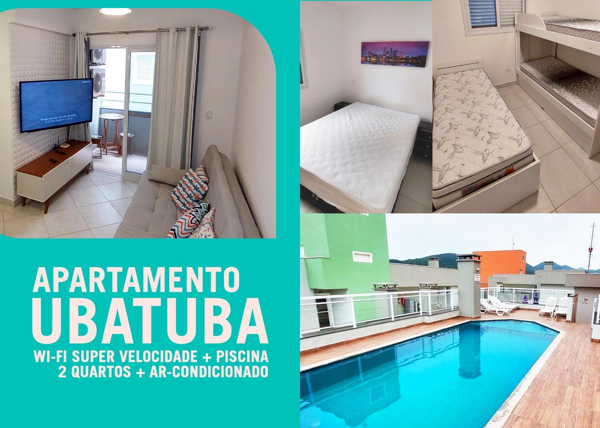 Apartamento Ubatuba Itagua - Ar - Wifi Luaran gambar